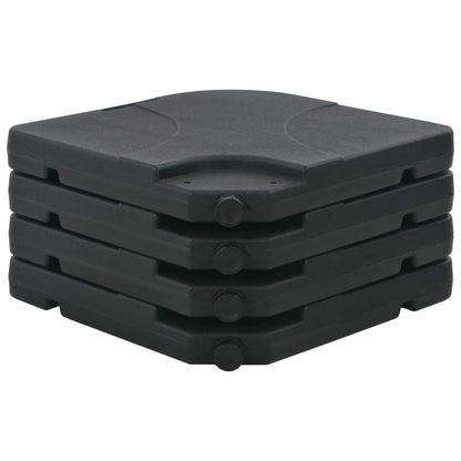 Sombrilla De Jardín Con Base Portátil Gris