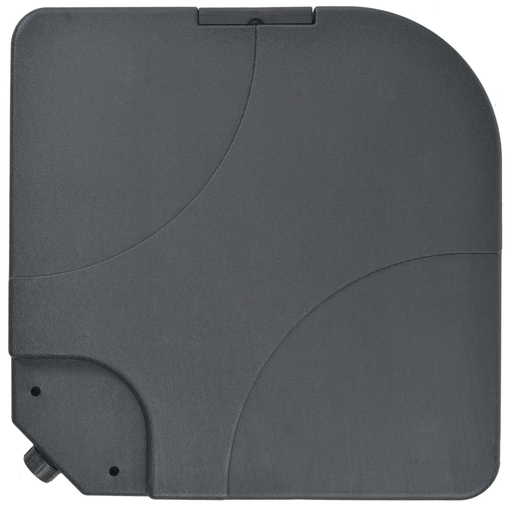 Sombrilla De Jardín Con Base Portátil Gris Taupe