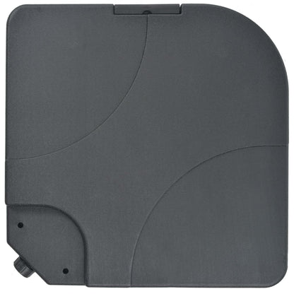 Sombrilla De Jardín Con Base Portátil Gris Taupe