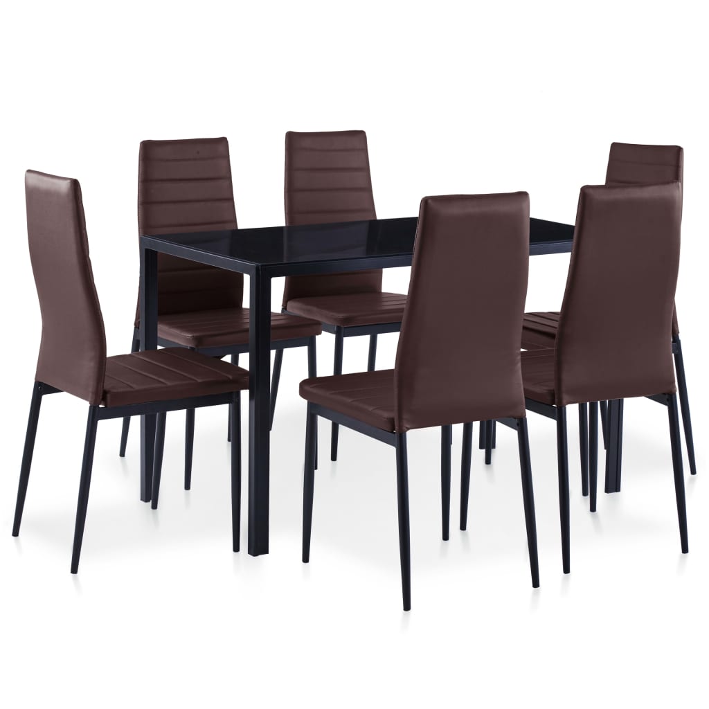 Conjunto De Mesa De Comedor Siete Piezas