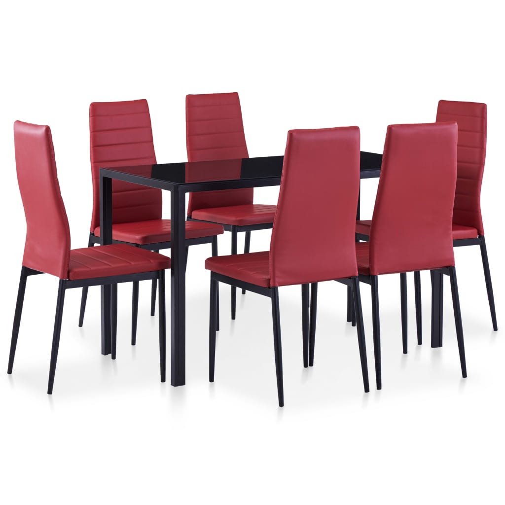 Conjunto De Mesa De Comedor Siete Piezas