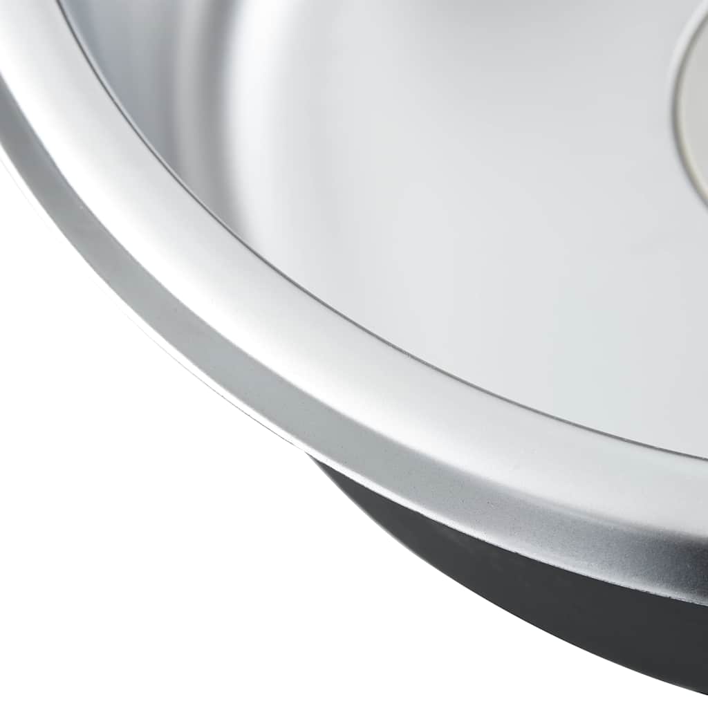 Fregadero De Cocina Con Colador Y Sifón De Acero Inoxidable