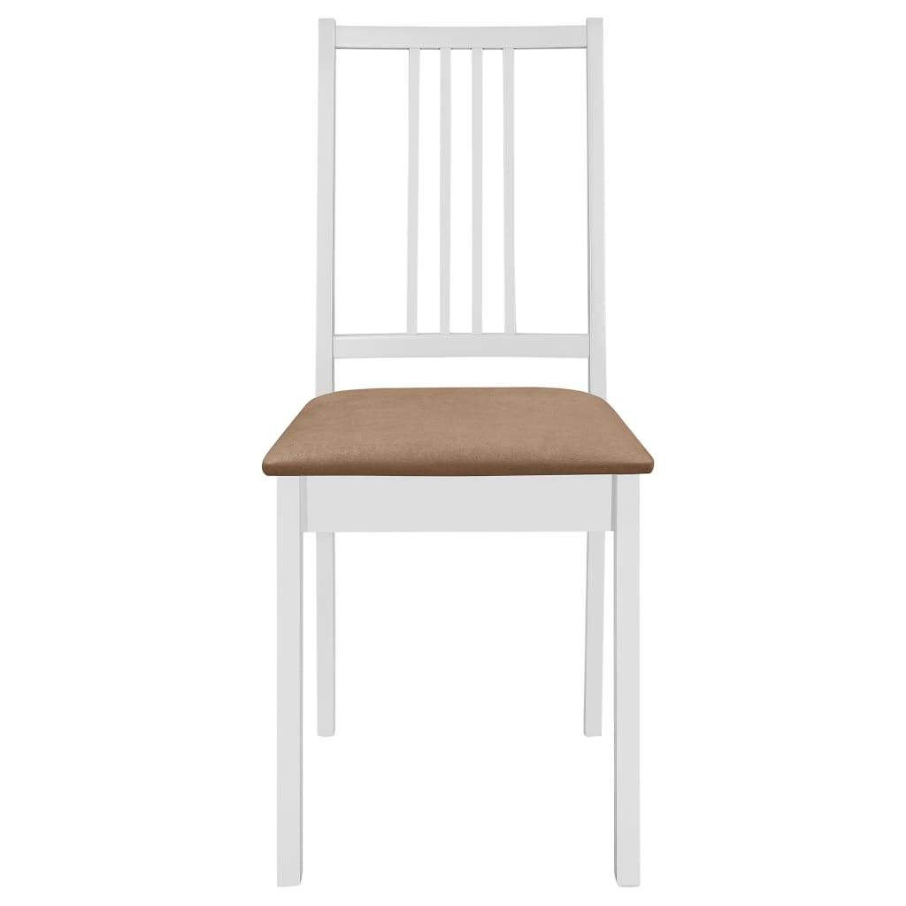 Juego De Muebles De Comedor 3 Piezas Mdf Blanco
