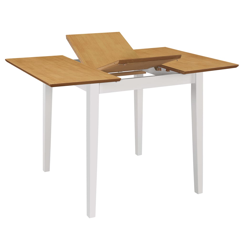 Juego De Muebles De Comedor 3 Piezas Mdf Blanco