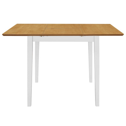 Juego De Muebles De Comedor 3 Piezas Mdf Blanco