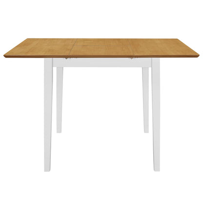 Juego De Muebles De Comedor 5 Piezas Mdf Blanco
