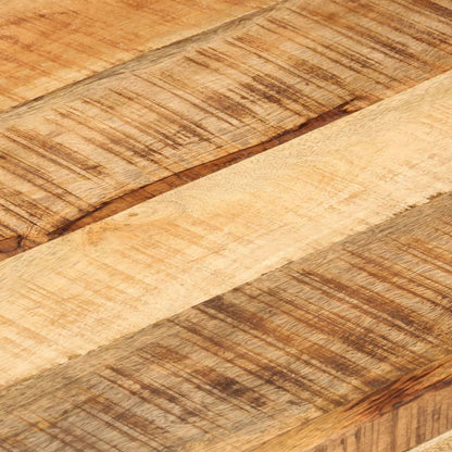Mesa De Centro De Madera Maciza De Mango 110X50X38 Cm