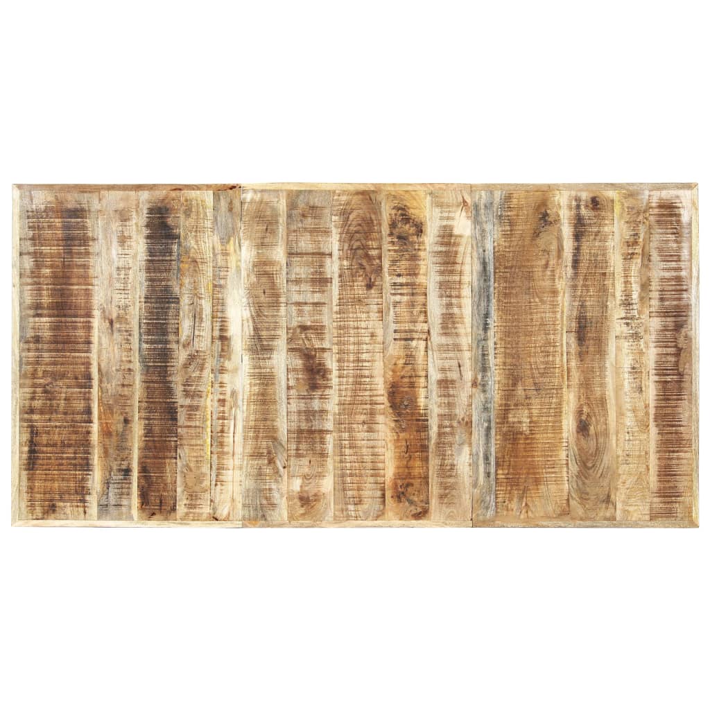 Mesa De Comedor De Madera Maciza De Mango 180X90X76 Cm