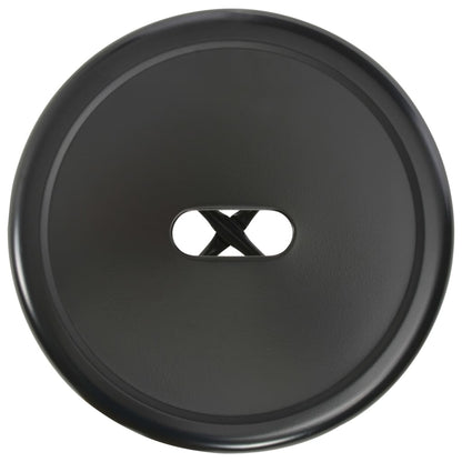 Conjunto De Mesa Alta Y Taburetes 3 Piezas Acero Negro