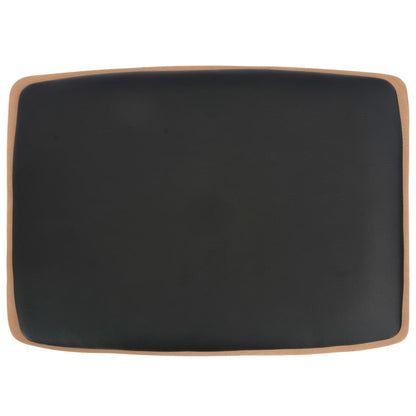 Conjunto De Mesa Alta Y Taburetes 3 Piezas Acero Negro