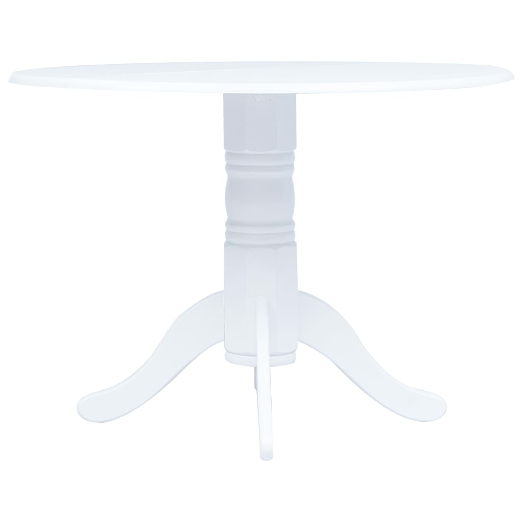 Conjunto De Comedor 5 Piezas Madera Maciza De Caucho