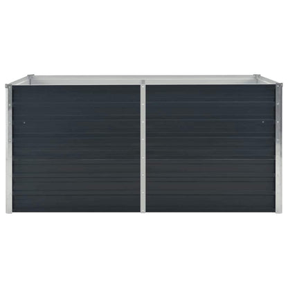 Jardinera Elevada Acero Galvanizado Gris 160X80X77Cm