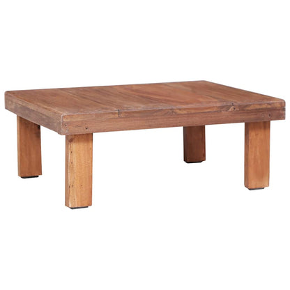 Mesa De Centro Madera Maciza De Caoba