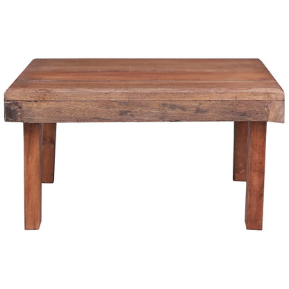 Mesa De Centro Madera Maciza De Caoba