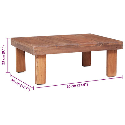 Mesa De Centro Madera Maciza De Caoba