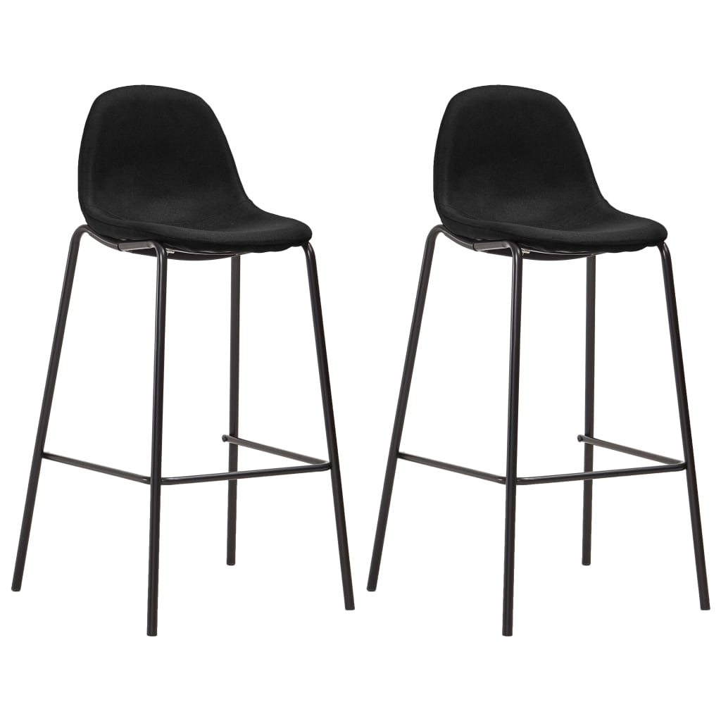 Taburetes De Cocina 2 Unidades Tela