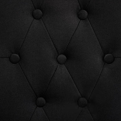 Sillas De Comedor 4 Unidades Tela Negras