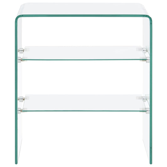 Mesa De Centro De Vidrio Templado 50X40X56 Cm