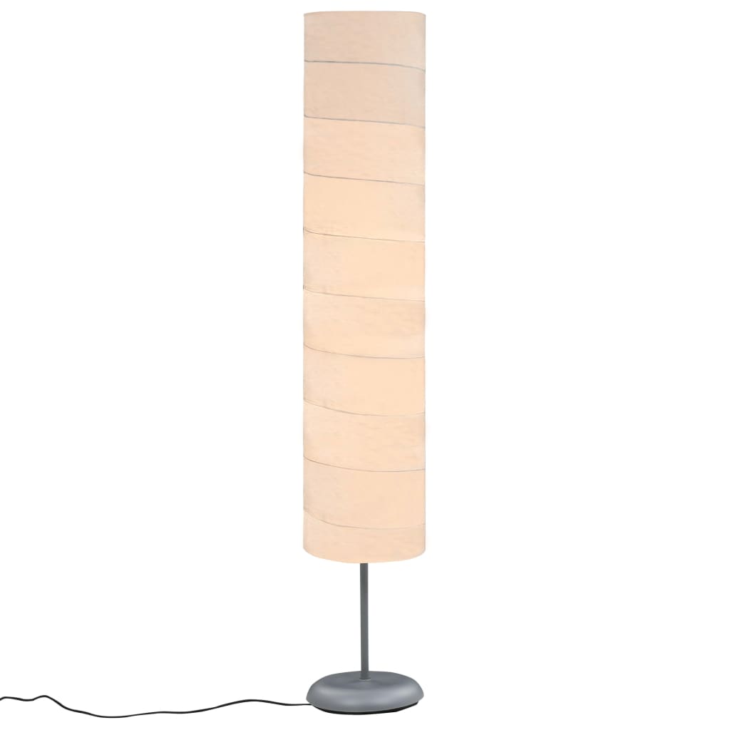 Lámpara De Pie Con Soporte Blanco E27 121 Cm
