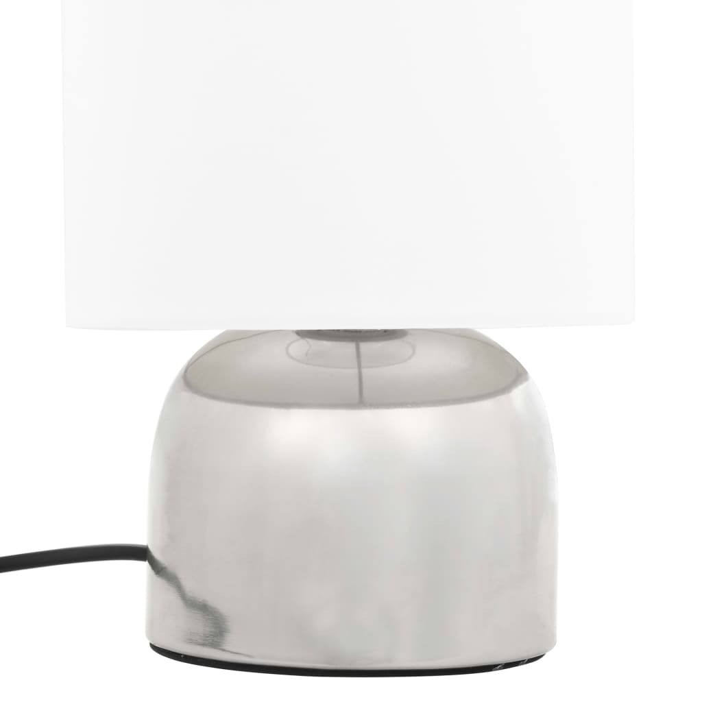 Lámparas De Mesa Táctiles 2 Unidades Blanco E14