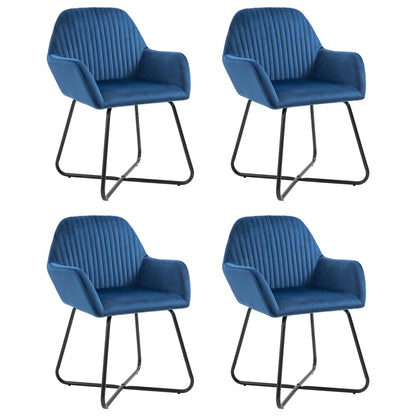 Sillas De Comedor 4 Unidades Terciopelo