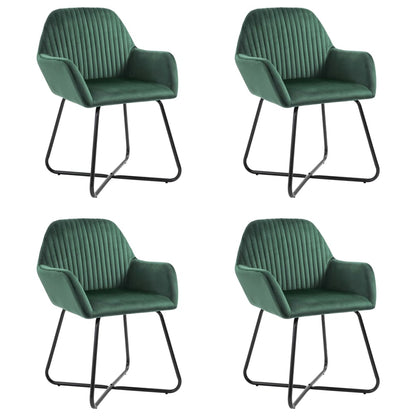 Sillas De Comedor 4 Unidades Terciopelo