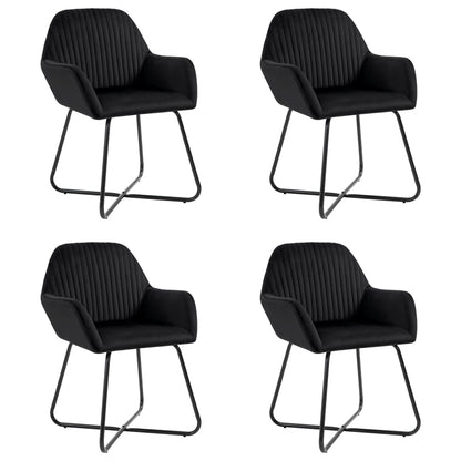 Sillas De Comedor 4 Unidades Terciopelo