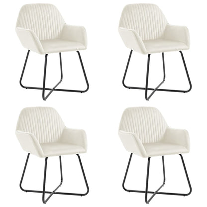 Sillas De Comedor 4 Unidades Terciopelo