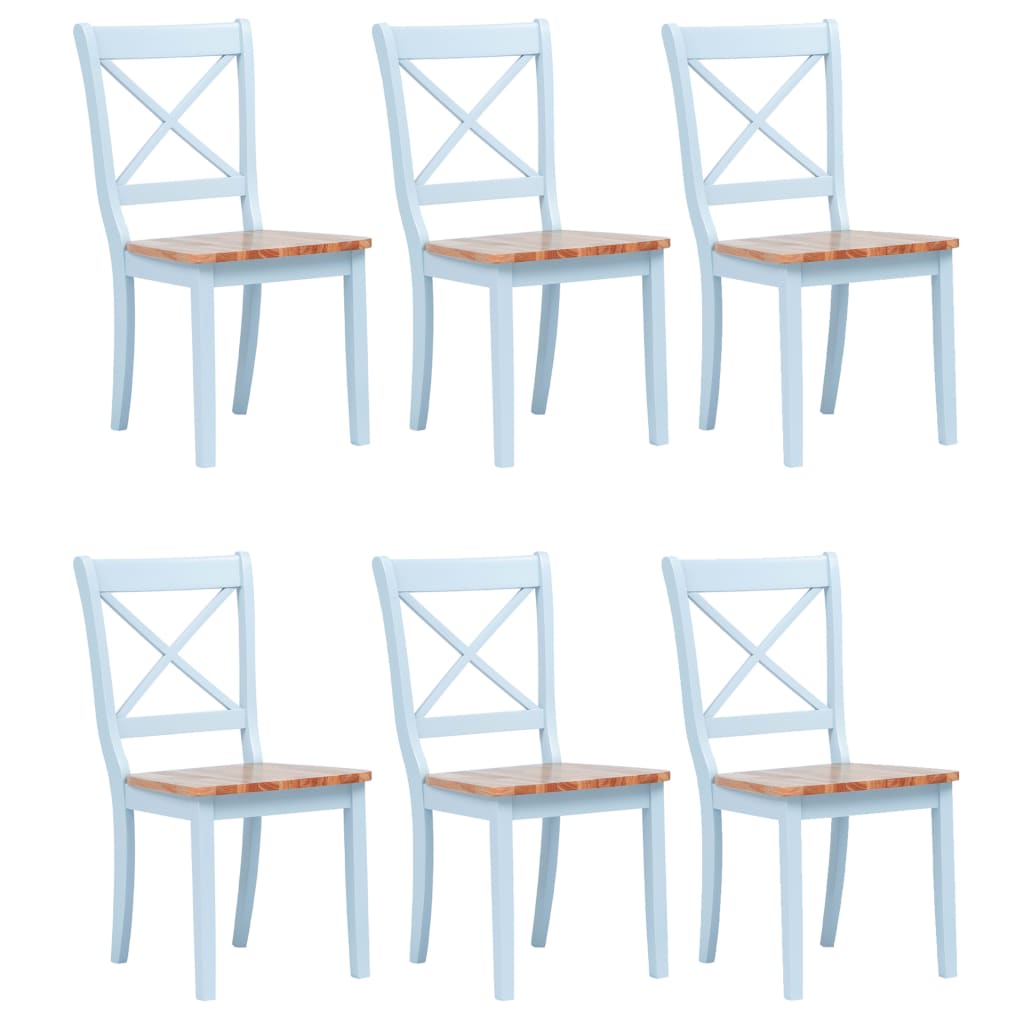 Sillas De Comedor 4 Unidades Madera Maciza De Caucho