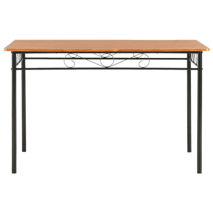 Mesa De Comedor De Mdf Marrón 120X70X75 Cm