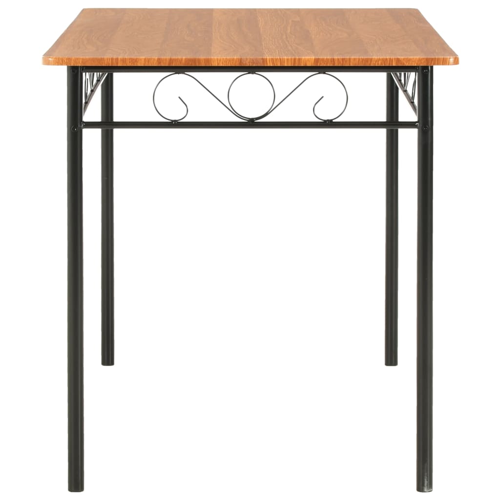 Mesa De Comedor De Mdf Marrón 120X70X75 Cm