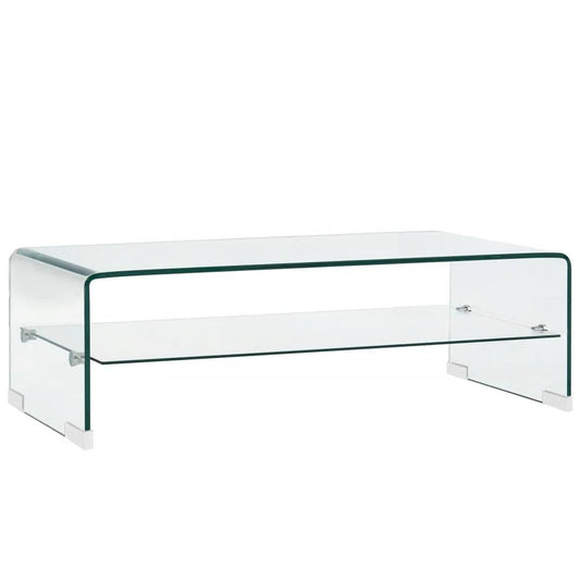 Mesa De Centro De Vidrio Templado Transparente