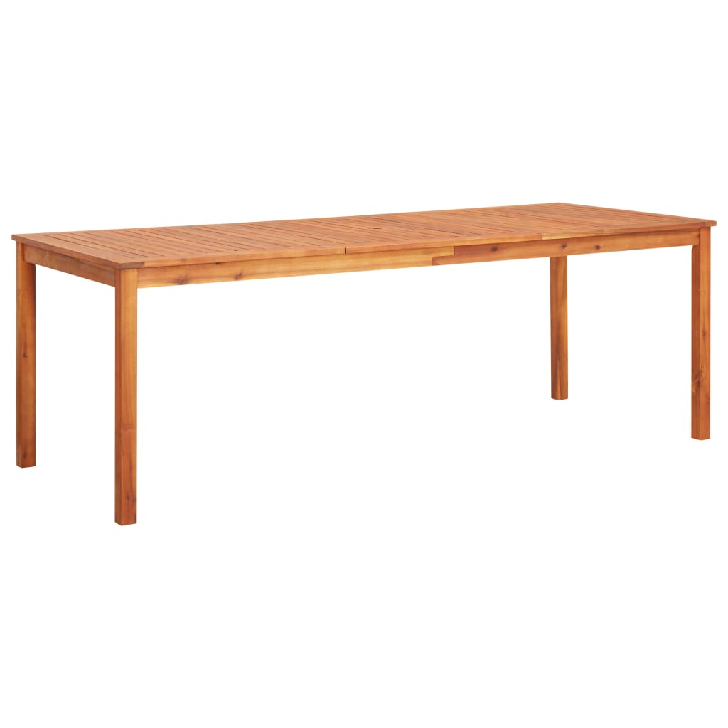 Mesa De Jardín Madera Maciza De Acacia