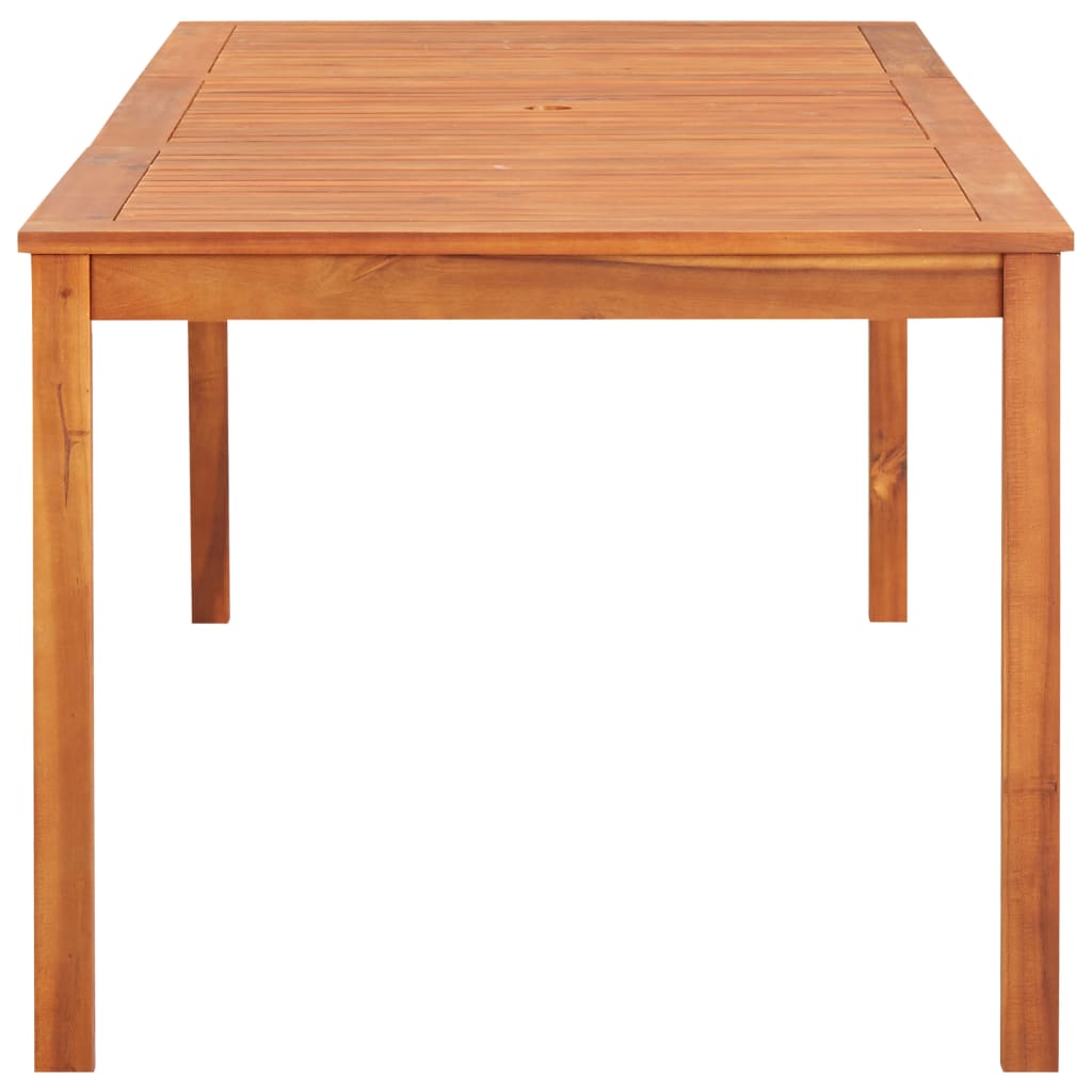 Mesa De Jardín Madera Maciza De Acacia