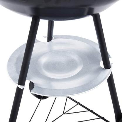 Barbacoa De Carbón Portátil Con Ruedas Xxl 44 Cm