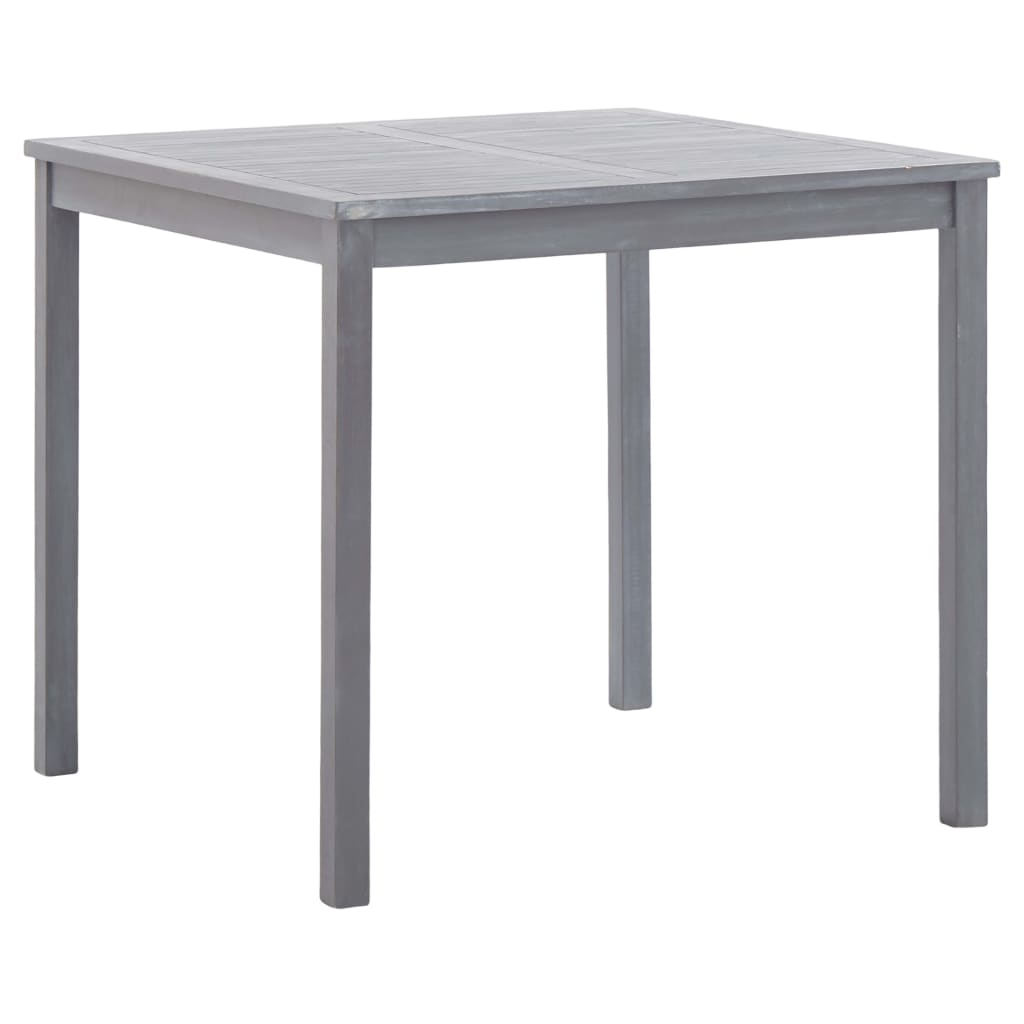 Mesa De Jardín De Madera Maciza De Acacia 80X80X74 Cm