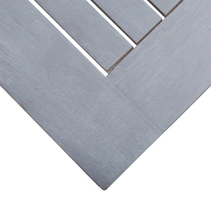 Mesa Plegable De Jardín Madera Maciza De Acacia