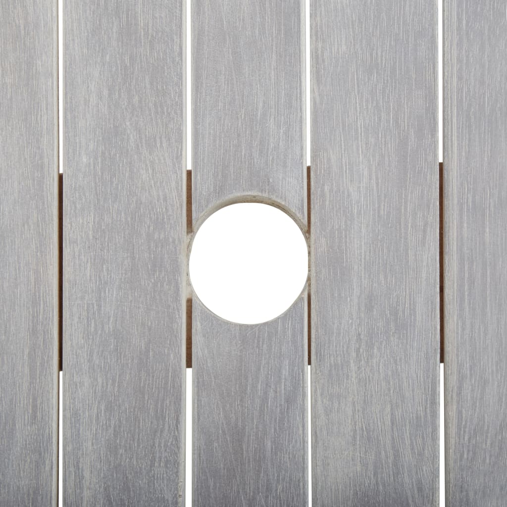 Set De Comedor De Jardín 5 Piezas Madera Maciza De Acacia
