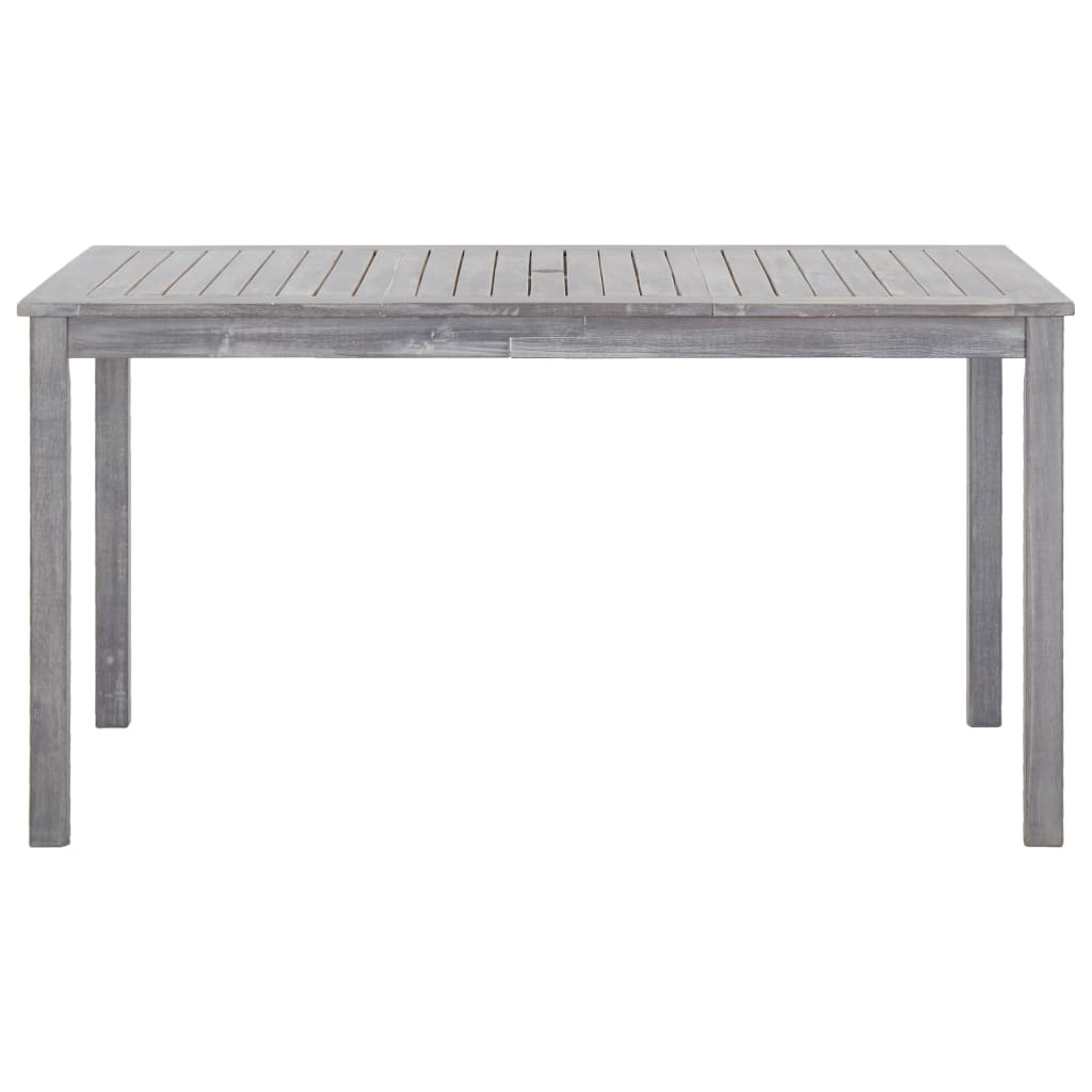 Set De Comedor De Jardín 5 Piezas Madera Maciza De Acacia