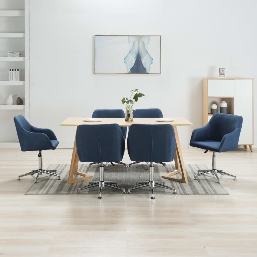 Sillas De Comedor Giratorias 4 Unidades Tela Taupe