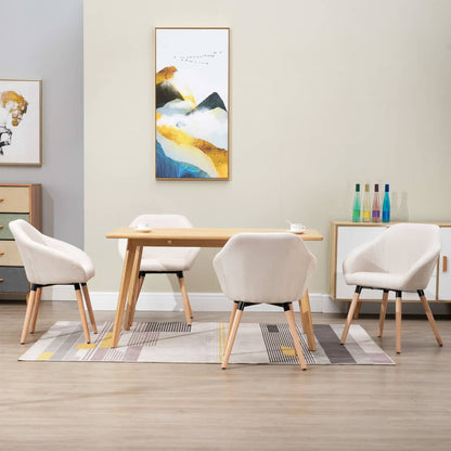 Sillas De Comedor Giratorias 4 Unidades Tela