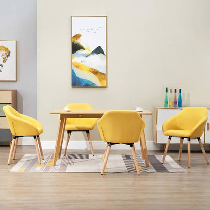 Sillas De Comedor Giratorias 4 Unidades Tela