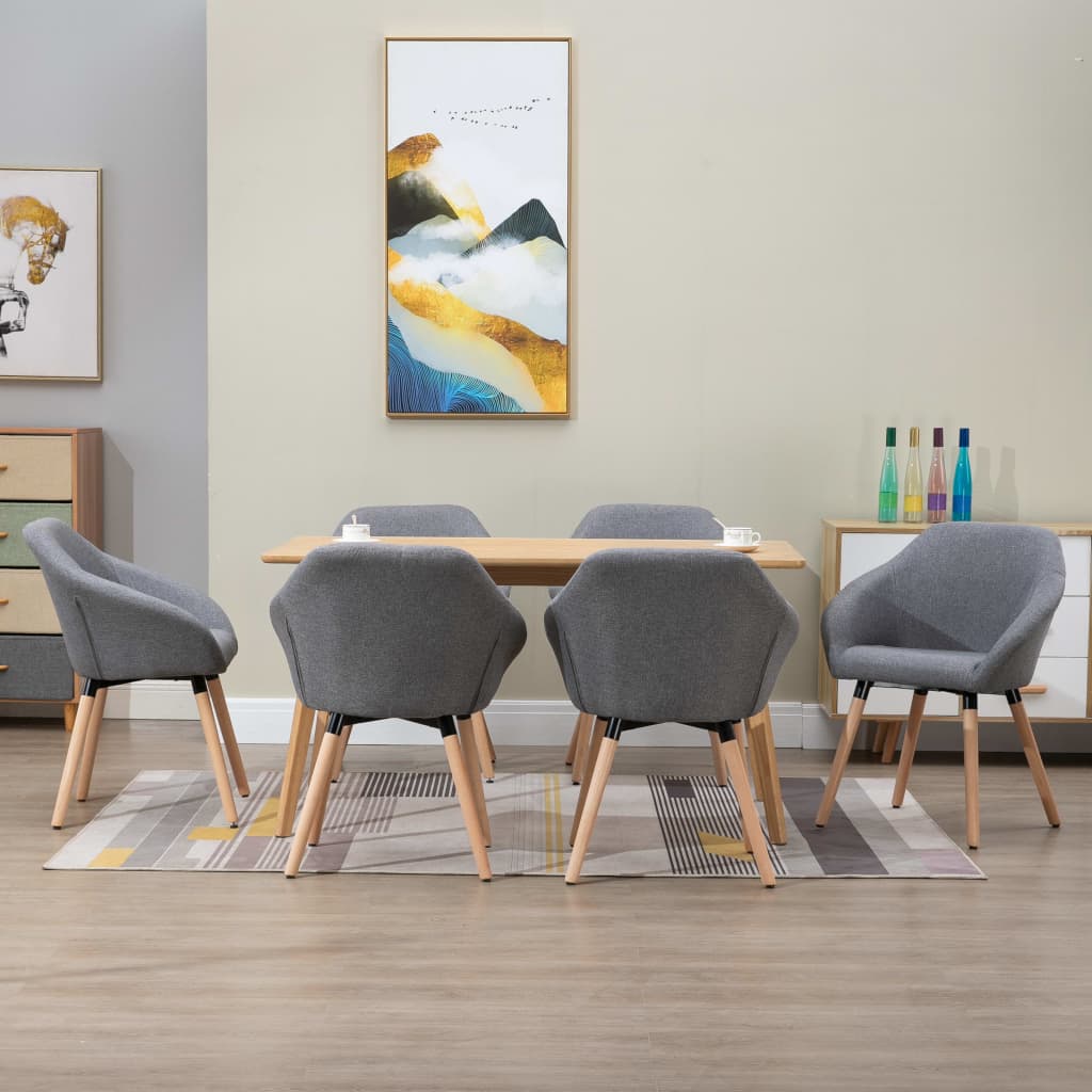 Sillas De Comedor Giratorias 4 Unidades Tela