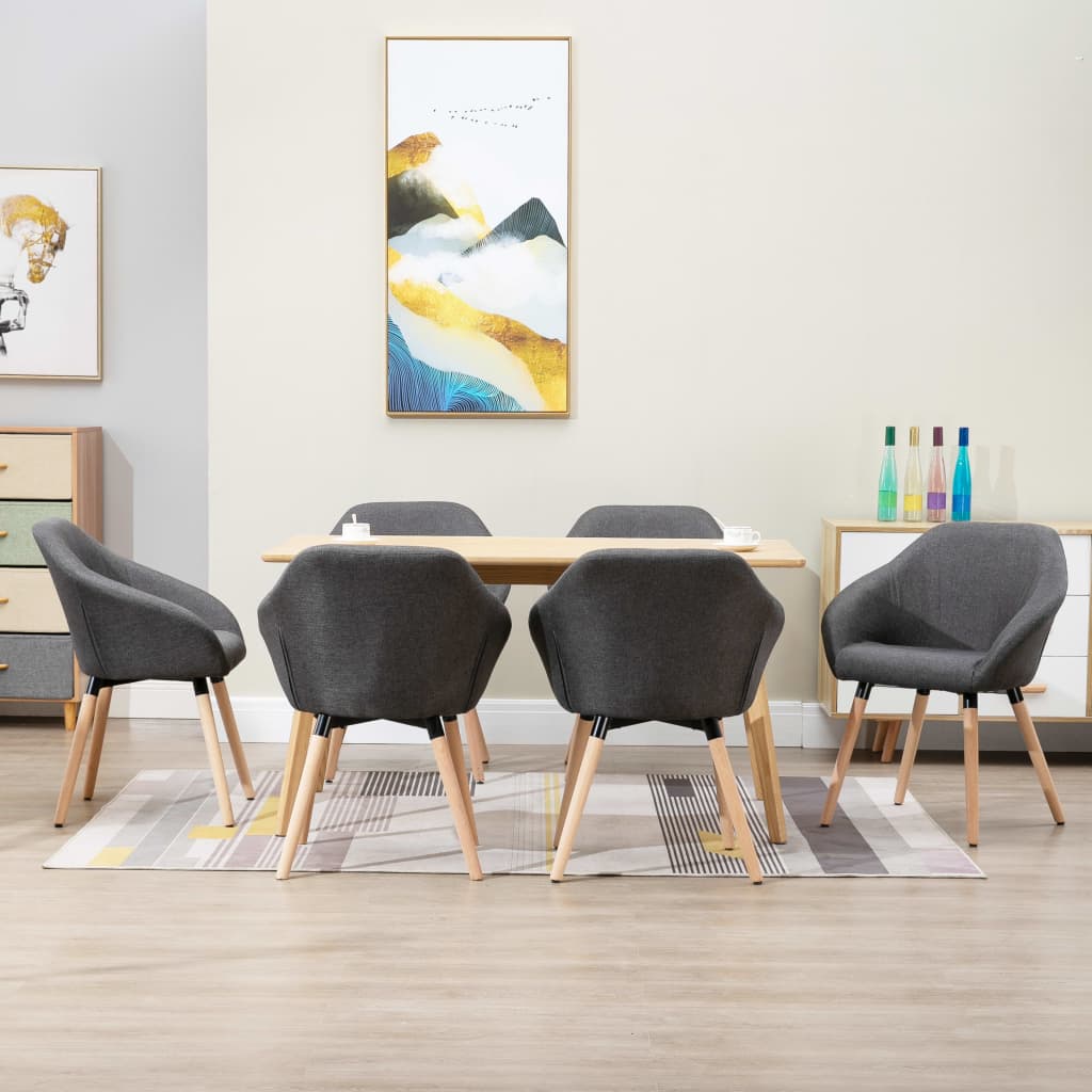 Sillas De Comedor Giratorias 4 Unidades Tela