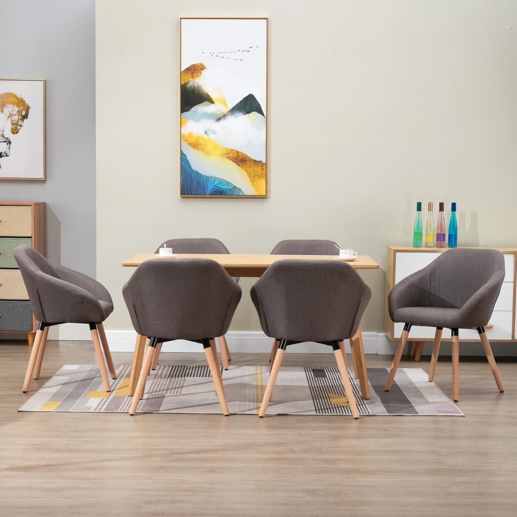 Sillas De Comedor Giratorias 4 Unidades Tela