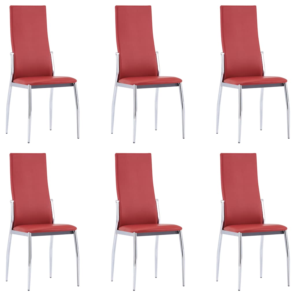 Sillas De Comedor 4 Unidades Cuero Sintético