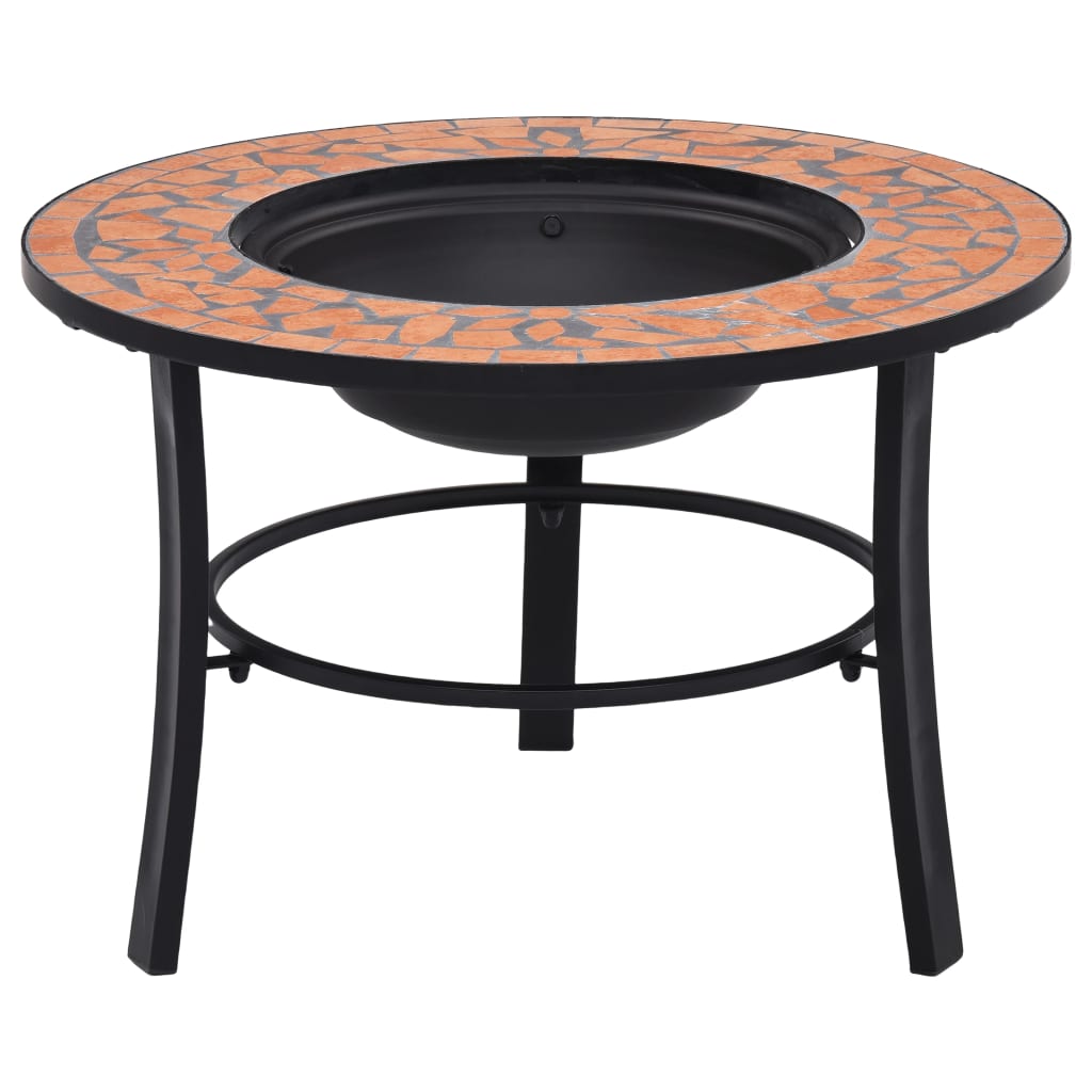 Brasero De Mosaico Cerámica 68 Cm