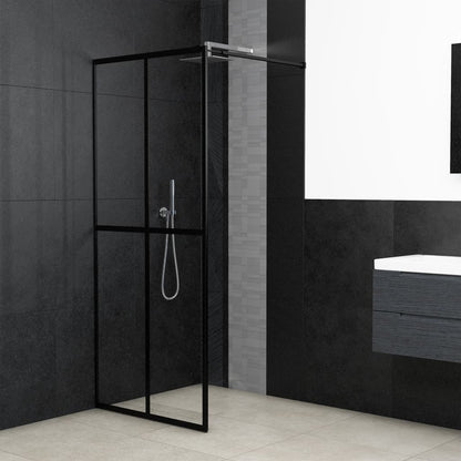 Mampara Puerta De Ducha Vidrio Transparente Esg 90X195Cm