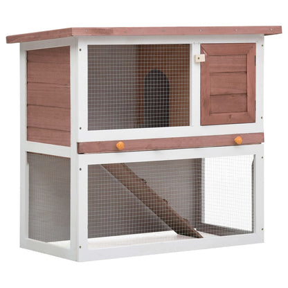 Casa De Animales Pequeños Jaula Conejera 1 Puerta Madera