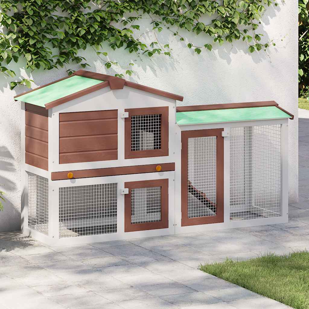 Casa De Animales Grande Jaula Conejera De Madera